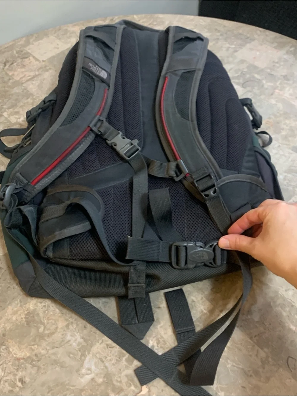 The North Face Surge Backpack Northface Bag School College Hiking Worn